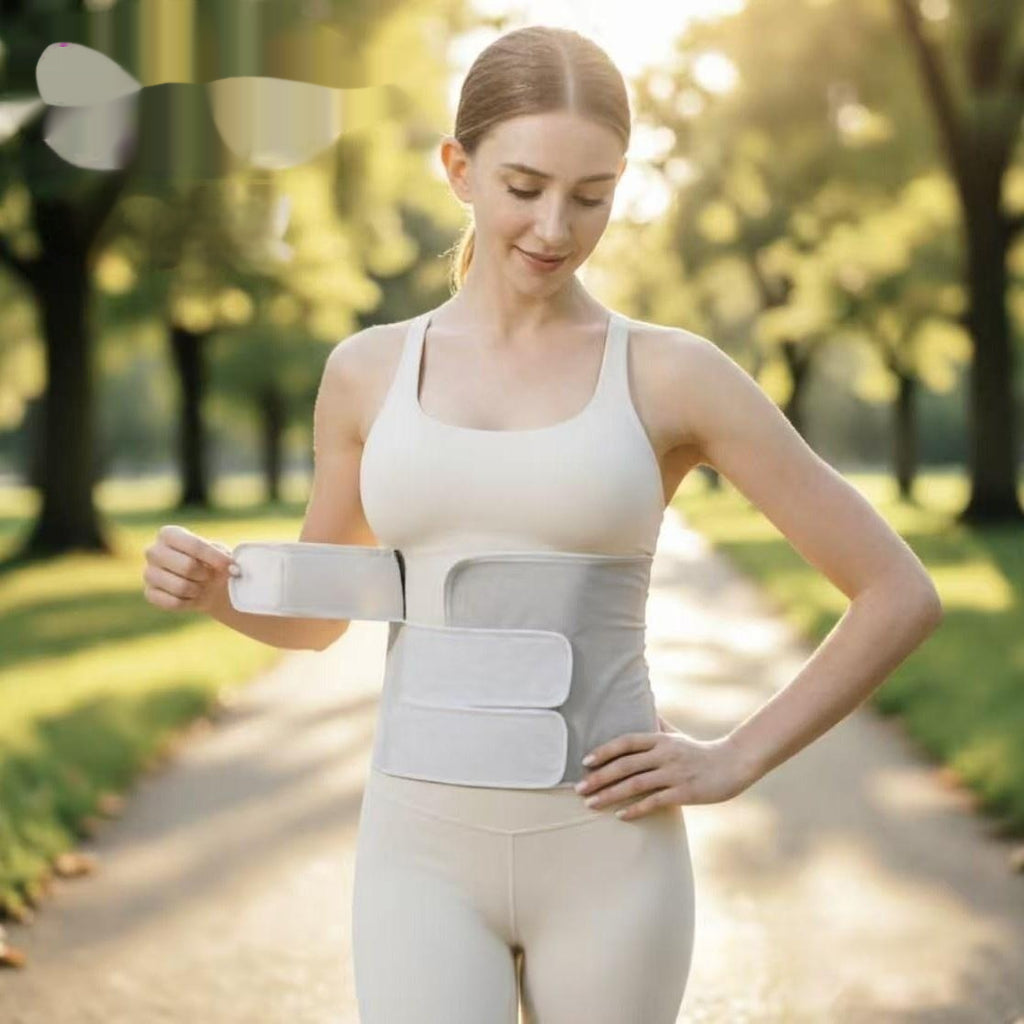 Postpartum Abdominal Binder – Leichtes Grau – Bild 4 | LuxeStyle