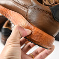 Retro-Casual-Schuhe aus erster Rindlederlage