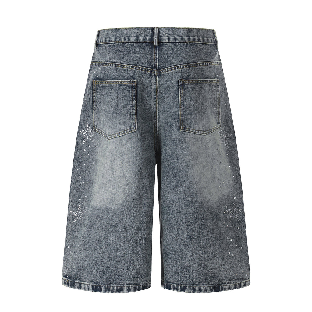 Kapri-Hosen mit Stern-Applikation