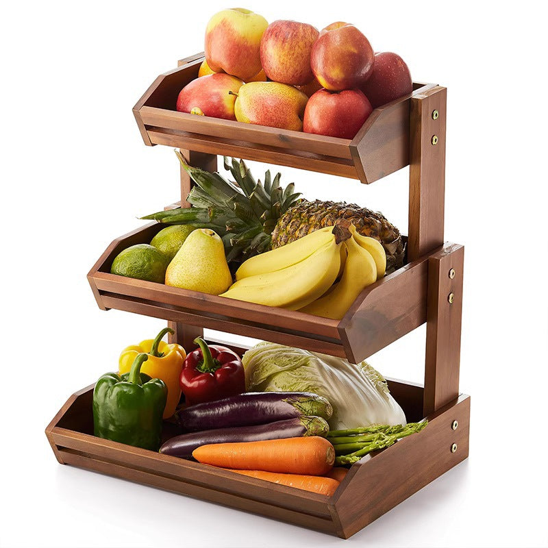 Holz Etagere für Früchte – Bild 5 | LuxeStyle