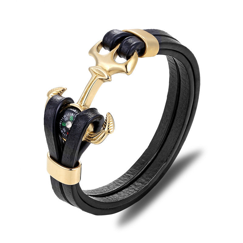 Kompass-Armband für Herren – Bild 1 | LuxeStyle