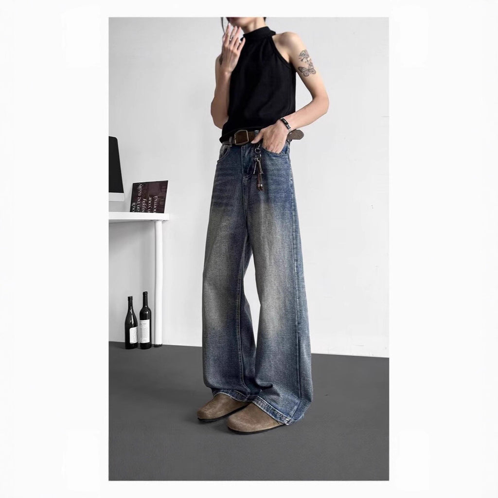 Loose Fit Straight Leg Jeans für Herren