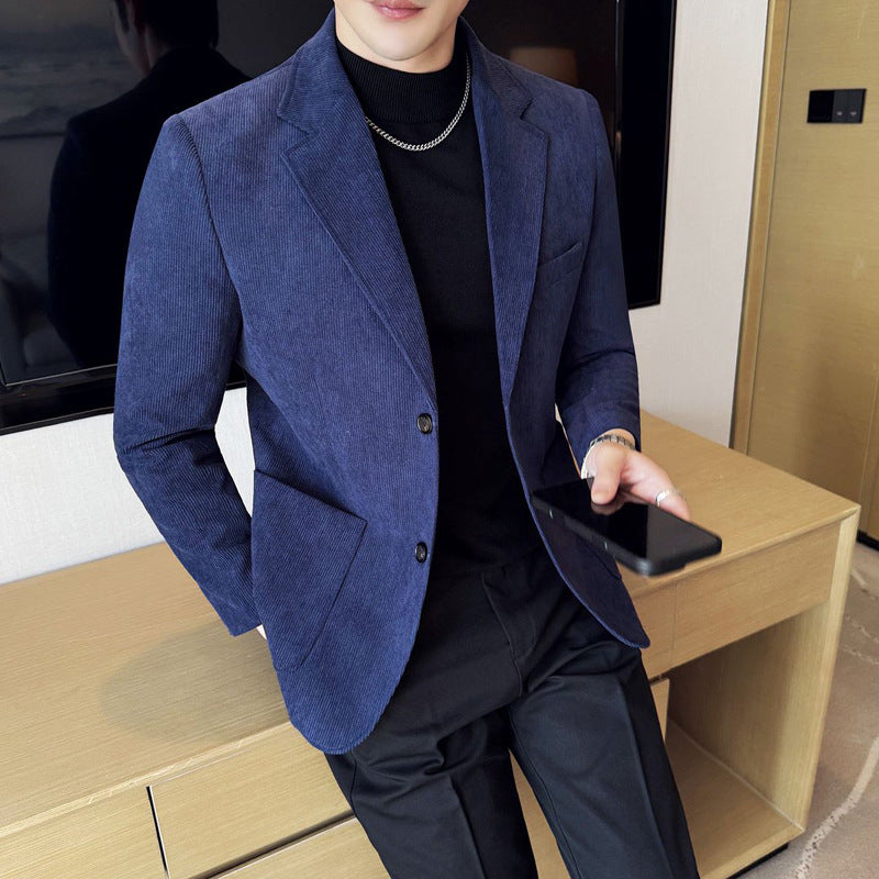 Corduroy Blazer für Herren – Frühlings-Herbstjacke – Bild 6 | LuxeStyle