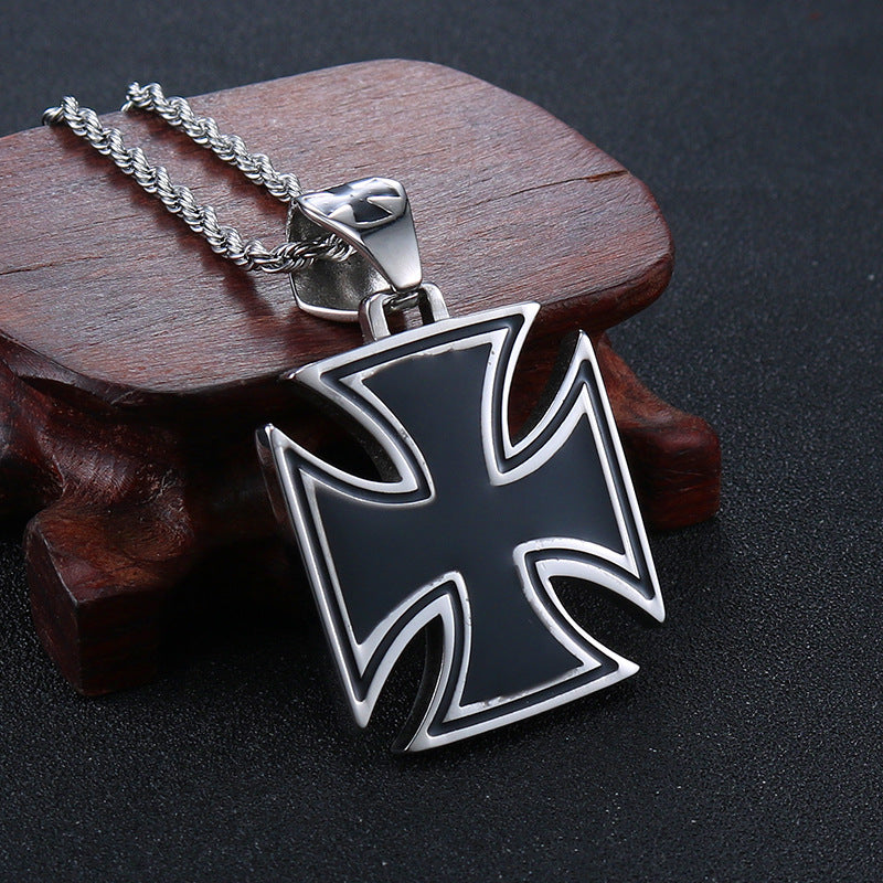 Military Flower Anhänger mit Kette