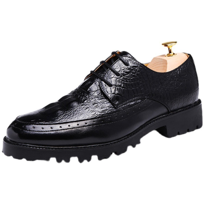 Britische Herren Freizeitschuhe mit Absatzerhöhung