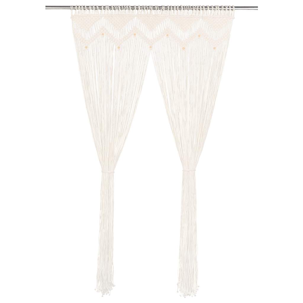 Macrame-Vorhang aus Baumwolle