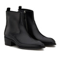 Leder Martin Boots mit spitzer Zehenkappe – Bild 3 | LuxeStyle