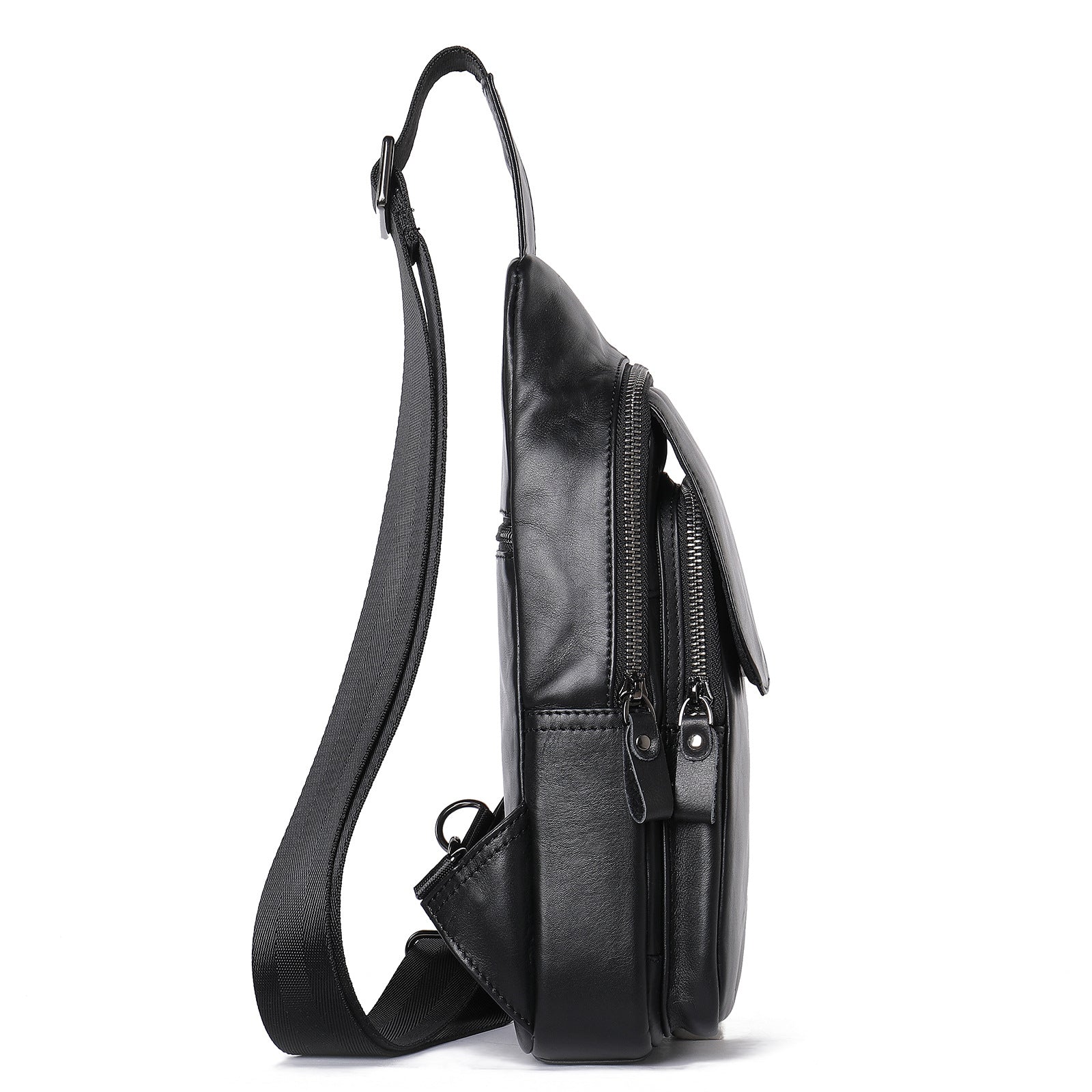 Brusttasche aus Vollnarbenleder für Herren