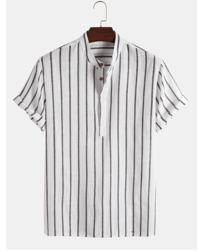 Bambus- und Leinen-Herrenshirt | LuxeStyle