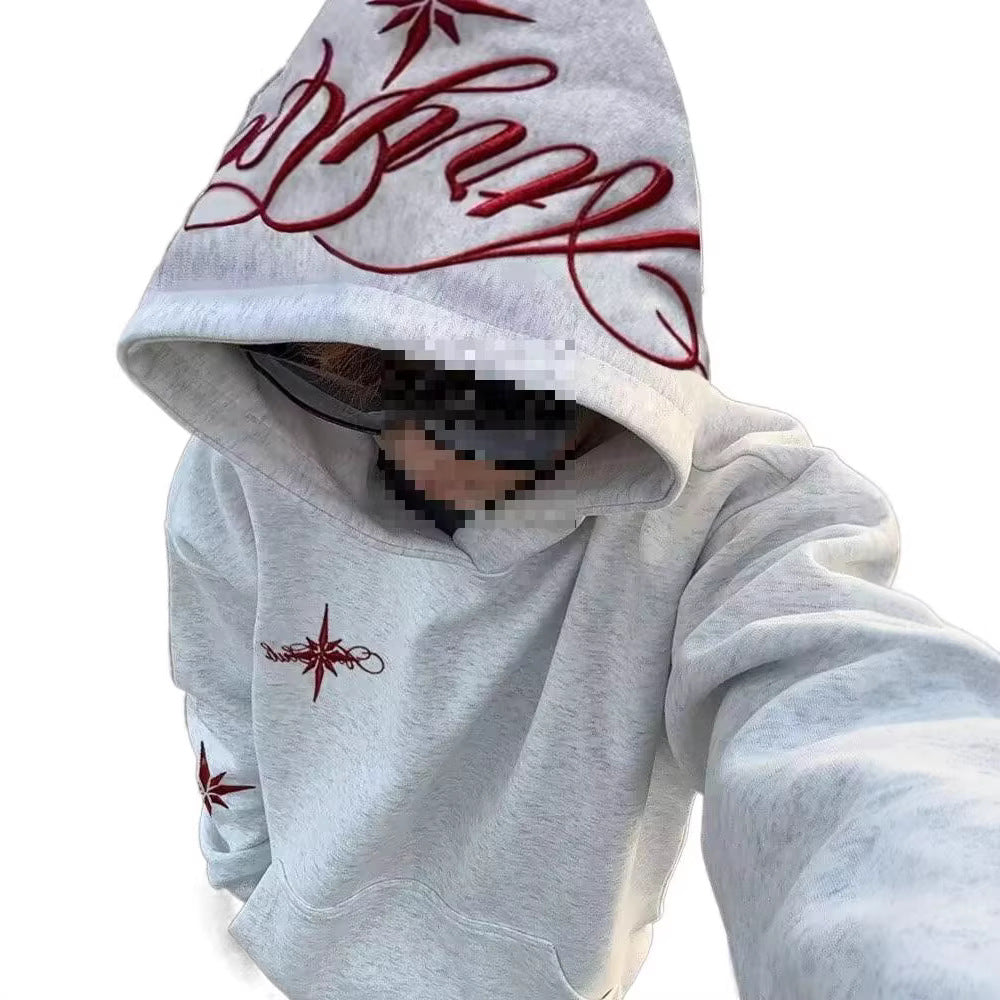 Kapuzenjacke mit Stickerei