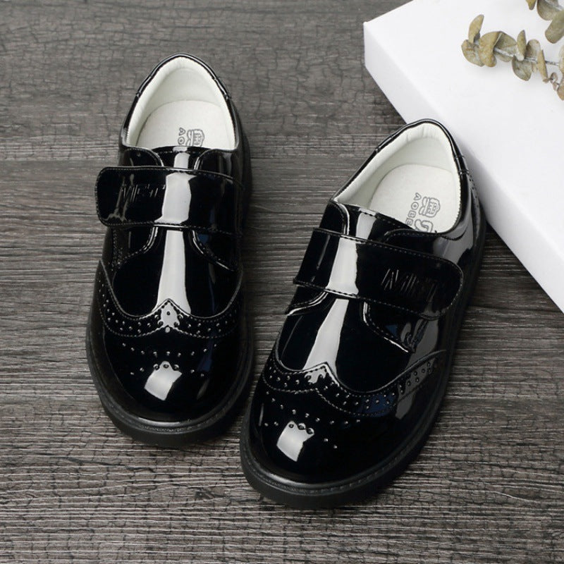 Leder-Halbschuhe für Jungen