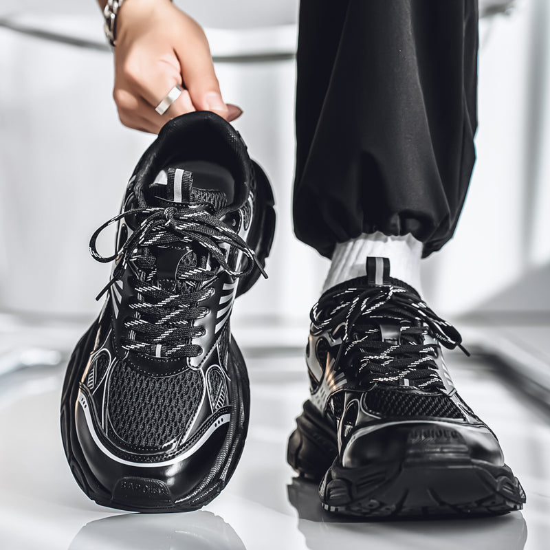 Atmungsaktiver Mesh Sportschuh für breite Füsse