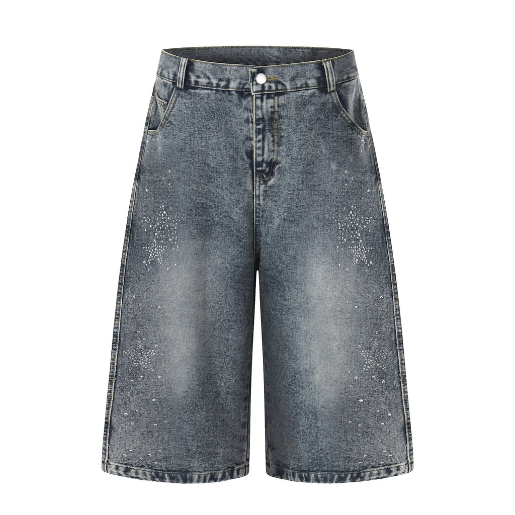 Kapri-Hosen mit Stern-Applikation