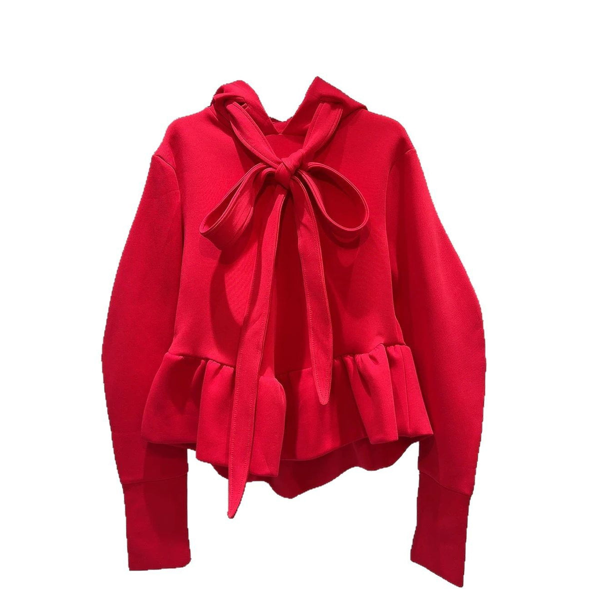 Mädchen Kapuzenpullover mit Schleife – Bild 3 | LuxeStyle