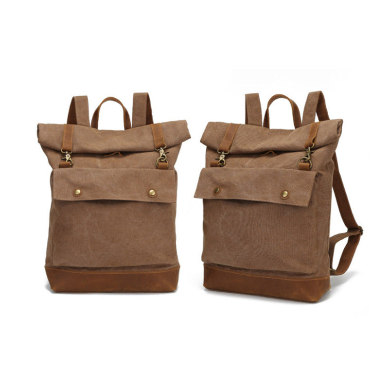 Rucksack mit Rolltop und Schulterklammer – Bild 3 | LuxeStyle