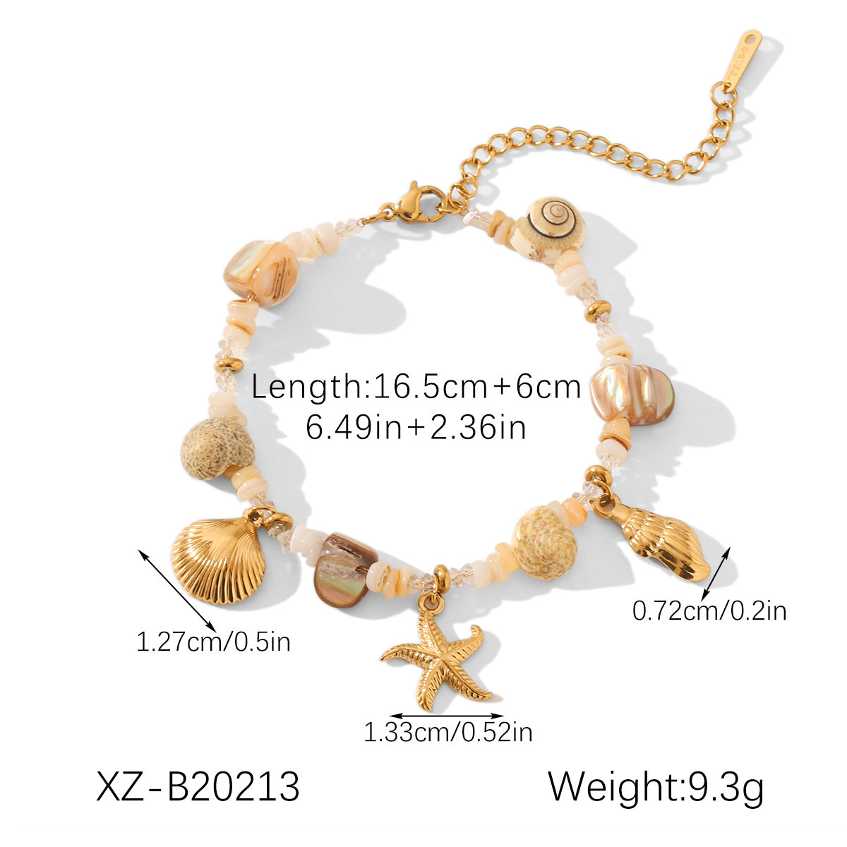 Armband mit Seestern- und Muschel-Elementen – Bild 8 | LuxeStyle