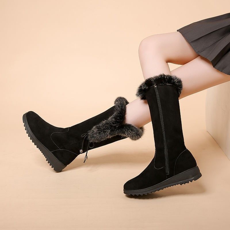Winter-Boots mit Chunky-Sohle und Fellfutter – Bild 7 | LuxeStyle