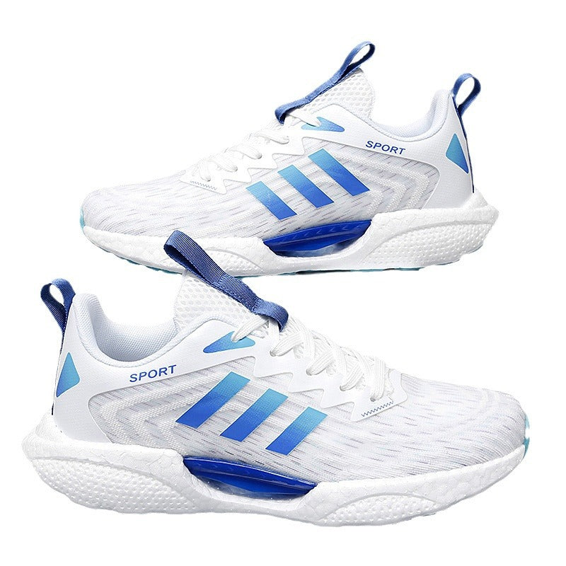 Leichter Mesh-Sneaker mit Streifenmuster – Bild 7 | LuxeStyle