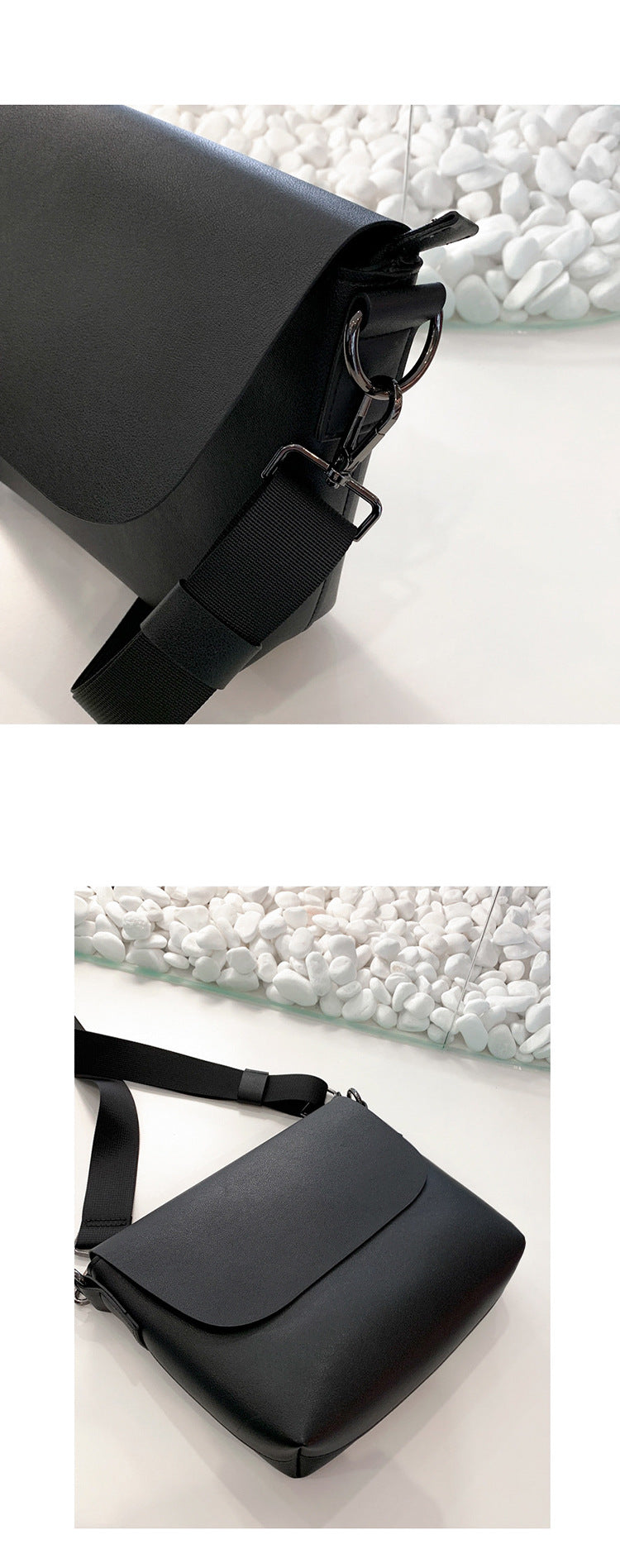 Leichte Messenger Bag für Herren – Bild 2 | LuxeStyle