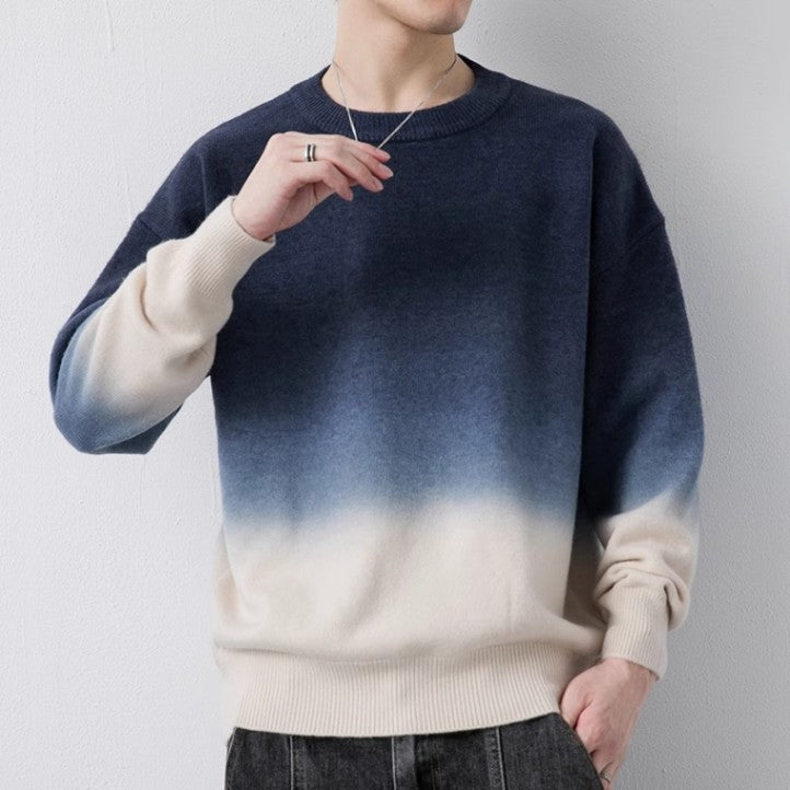 Lockerer Pullover mit Rundhalsausschnitt – Bild 2 | LuxeStyle