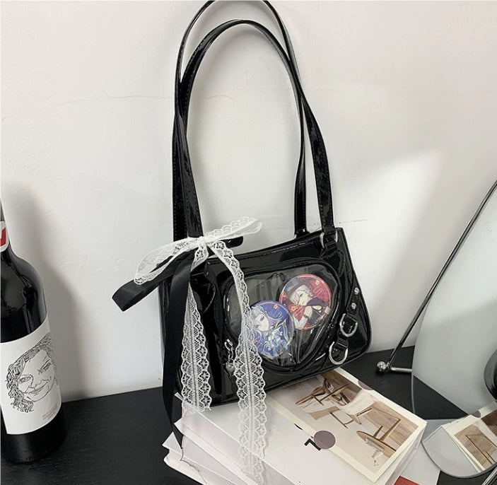 Einhandtasche mit seitlichem Fach – Bild 4 | LuxeStyle