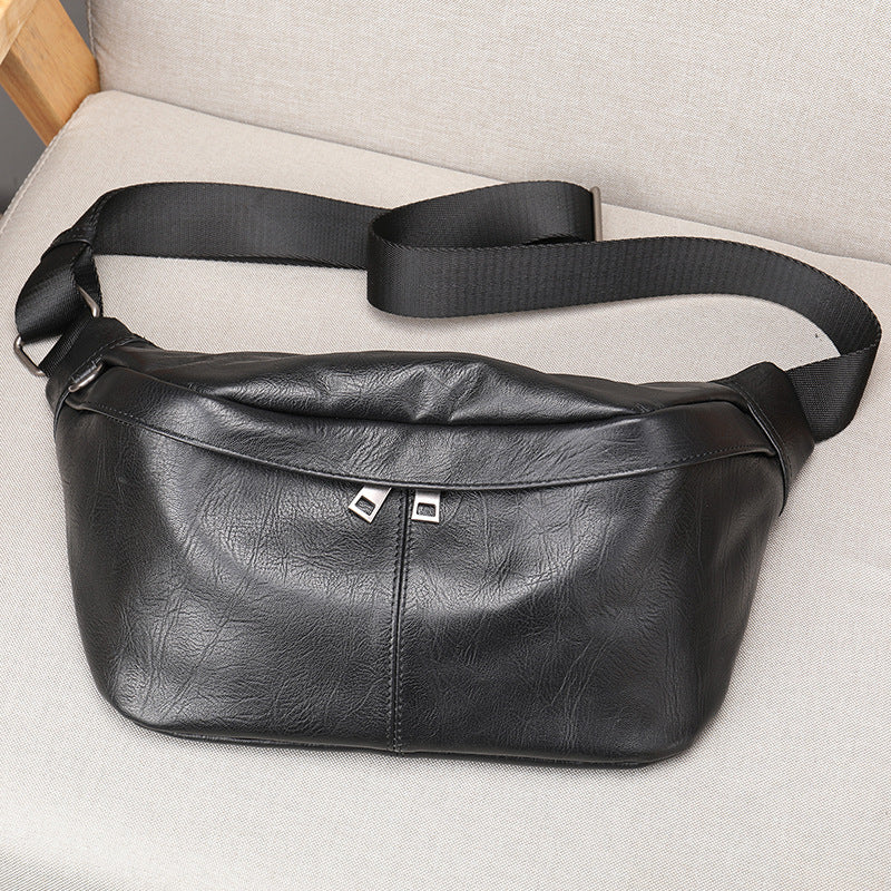 Leder-Bauchtasche für Herren