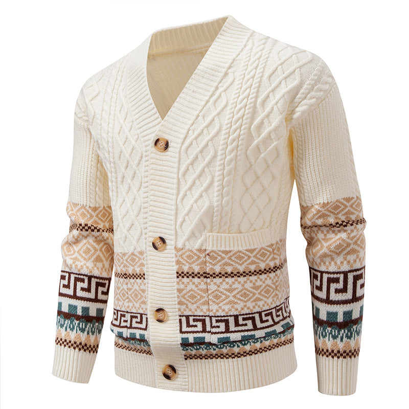 Herren Strickjacke Korean Style