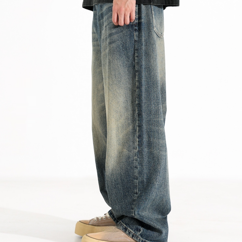 American Retro Loose Fit Jeans für Herren