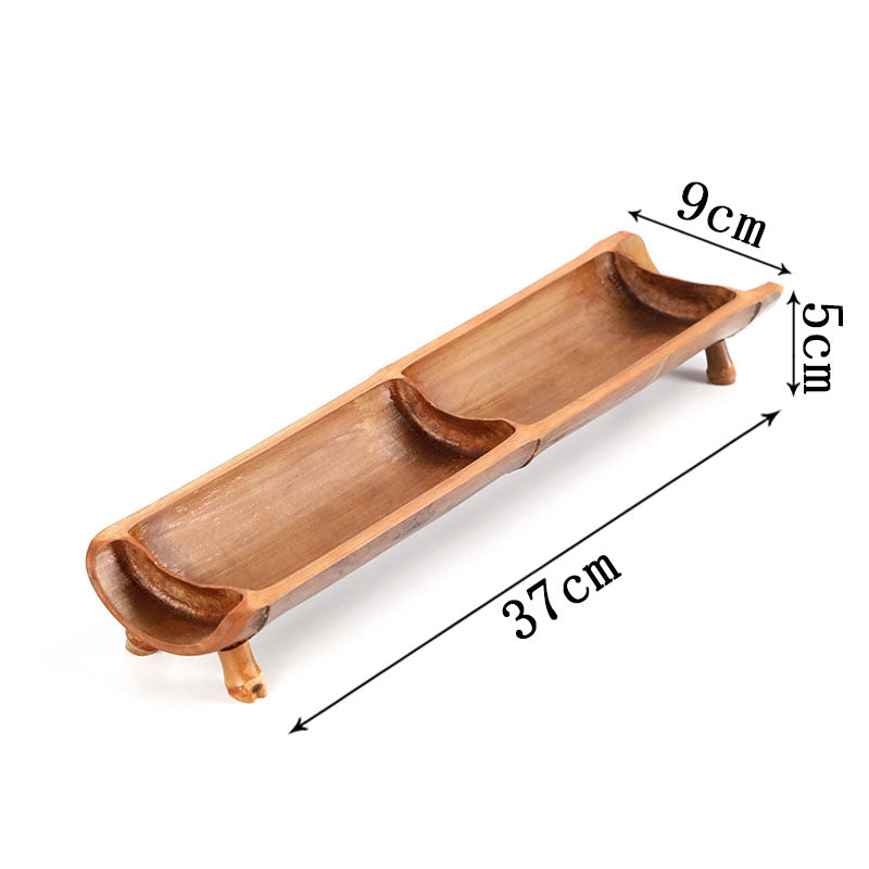 Handgemachte Bambus Etagere