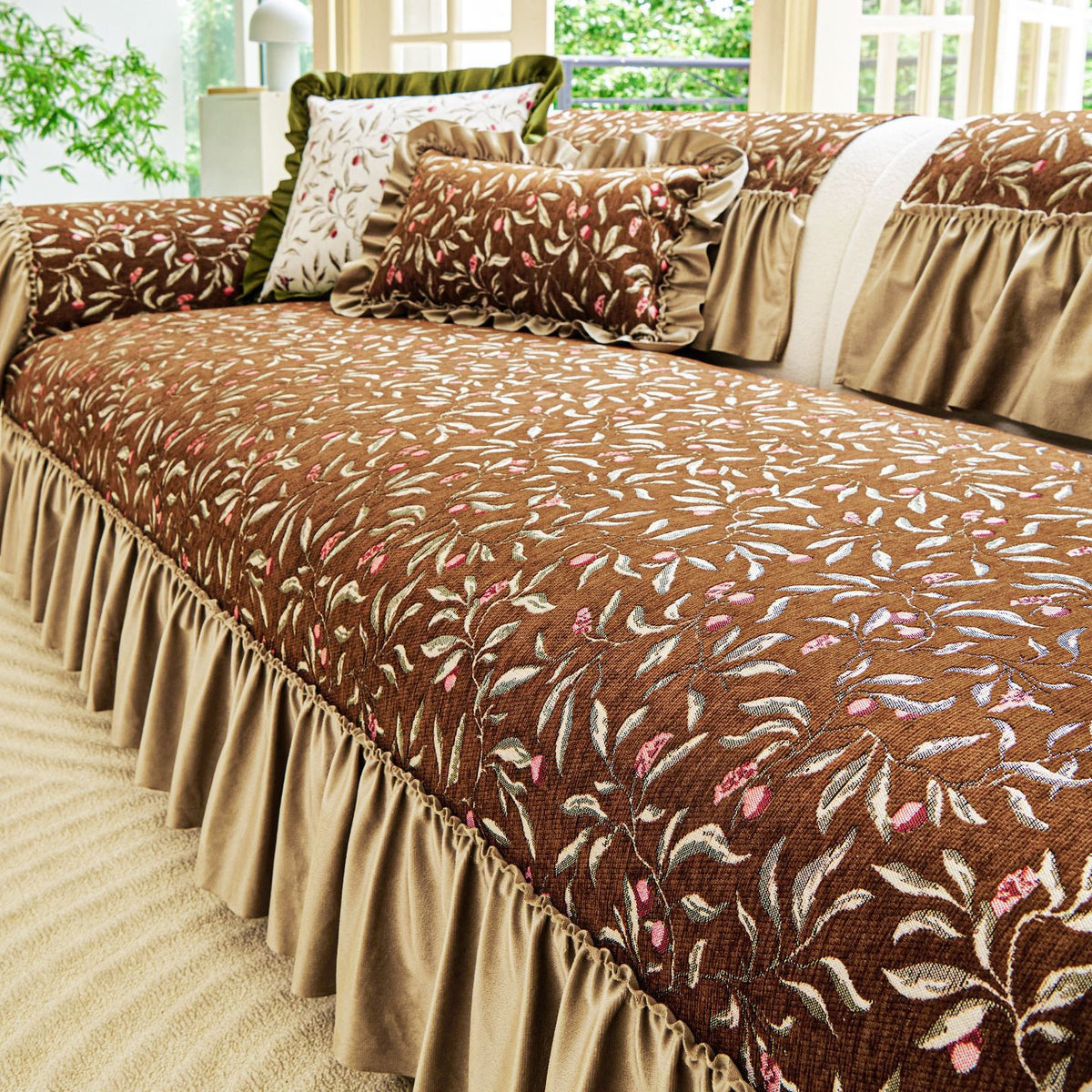 Chenille Sofakissen für alle Jahreszeiten | LuxeStyle