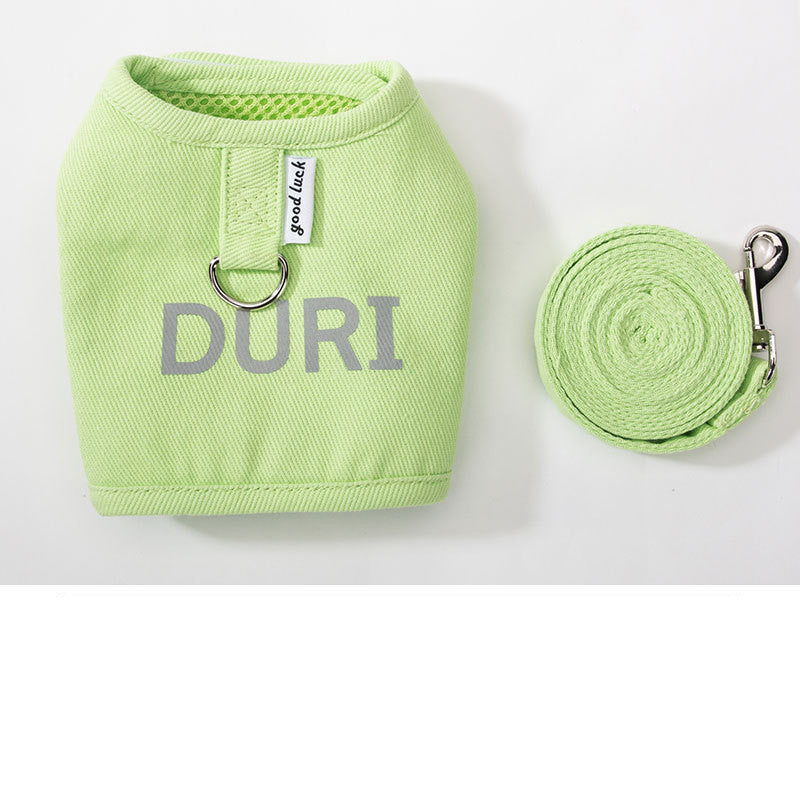 Hundegeschirr-Set aus Webstoff mit Leine – Bild 3 | LuxeStyle