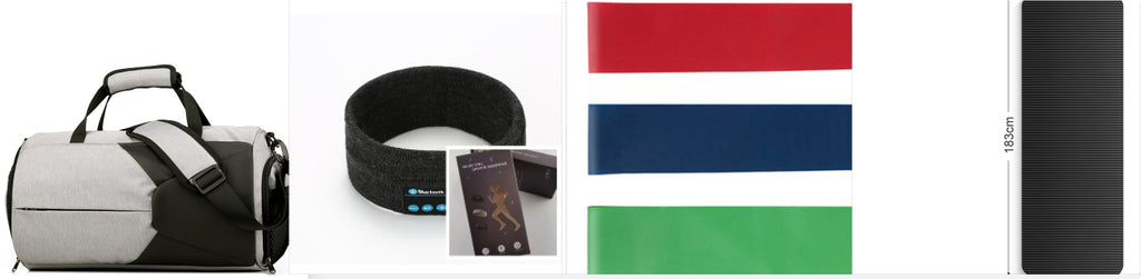 Bluetooth-Stirnband für Fitness & Yoga