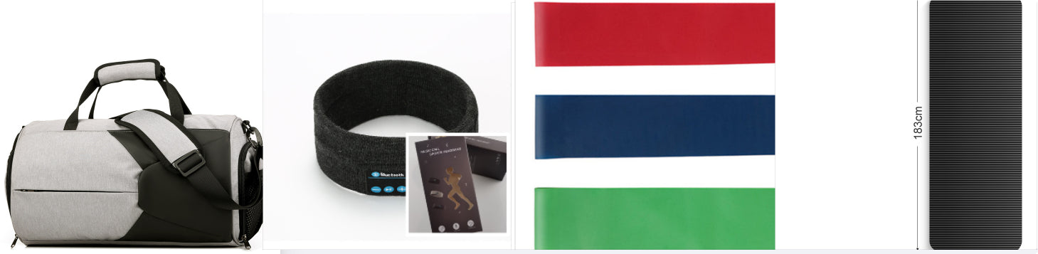 Bluetooth-Stirnband für Fitness & Yoga