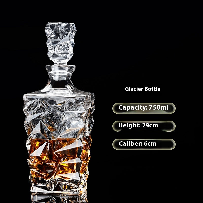 Weinflasche aus Glas