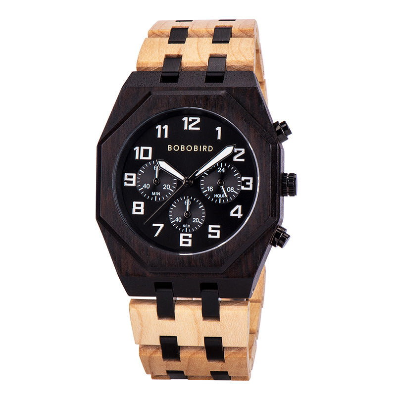 Holz-Armbanduhr