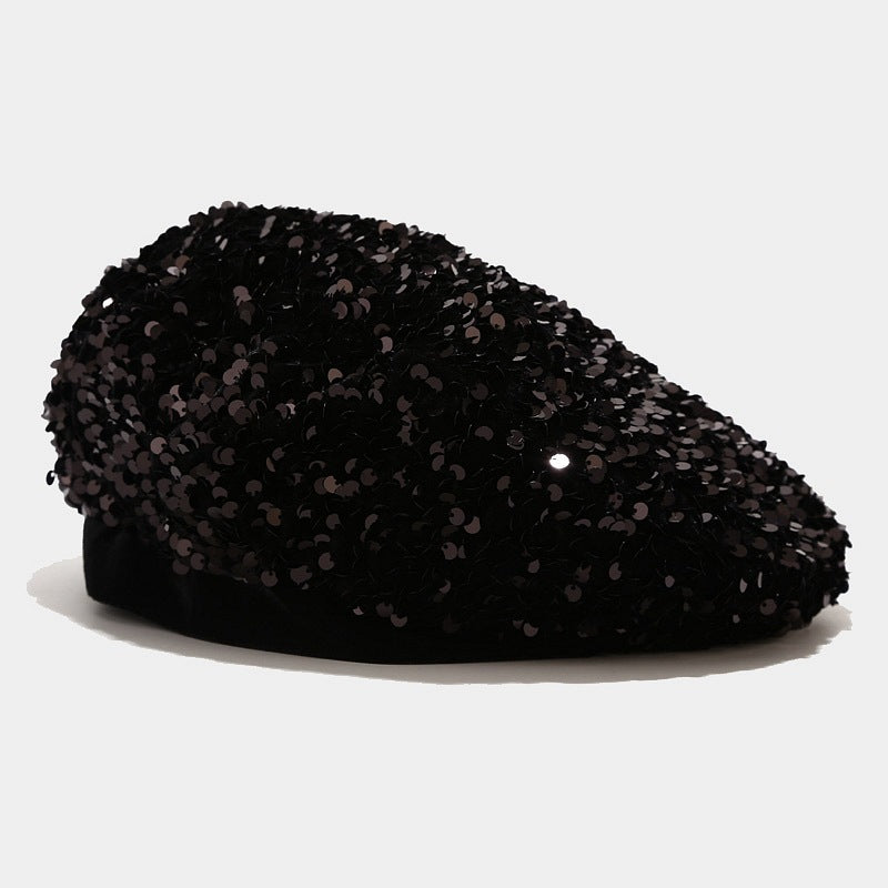 Glitzer-Beanie für Damen