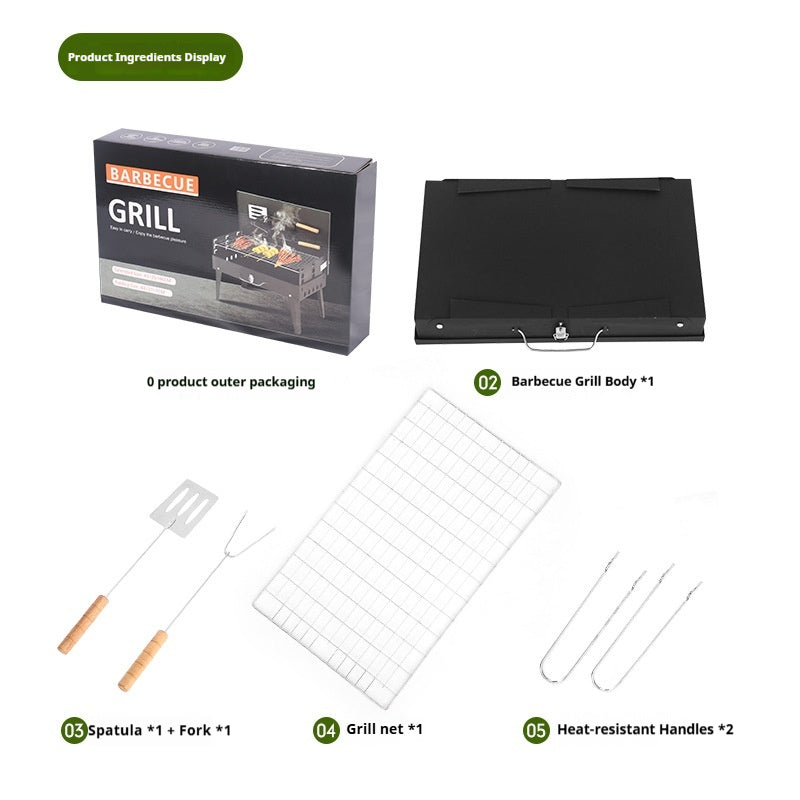 Faltbarer Camping-Grill für 3-5 Personen