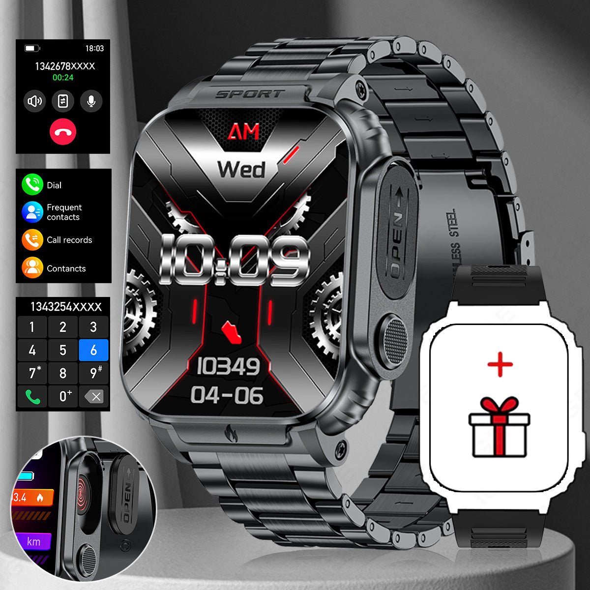 P60 2-in-1 Outdoor Smartwatch