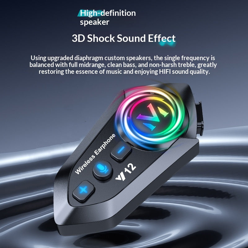 Helm Bluetooth Headset für Velofahrer