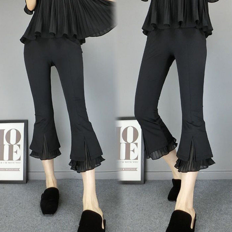 Leggings mit Mesh-Einsätzen und Cutouts