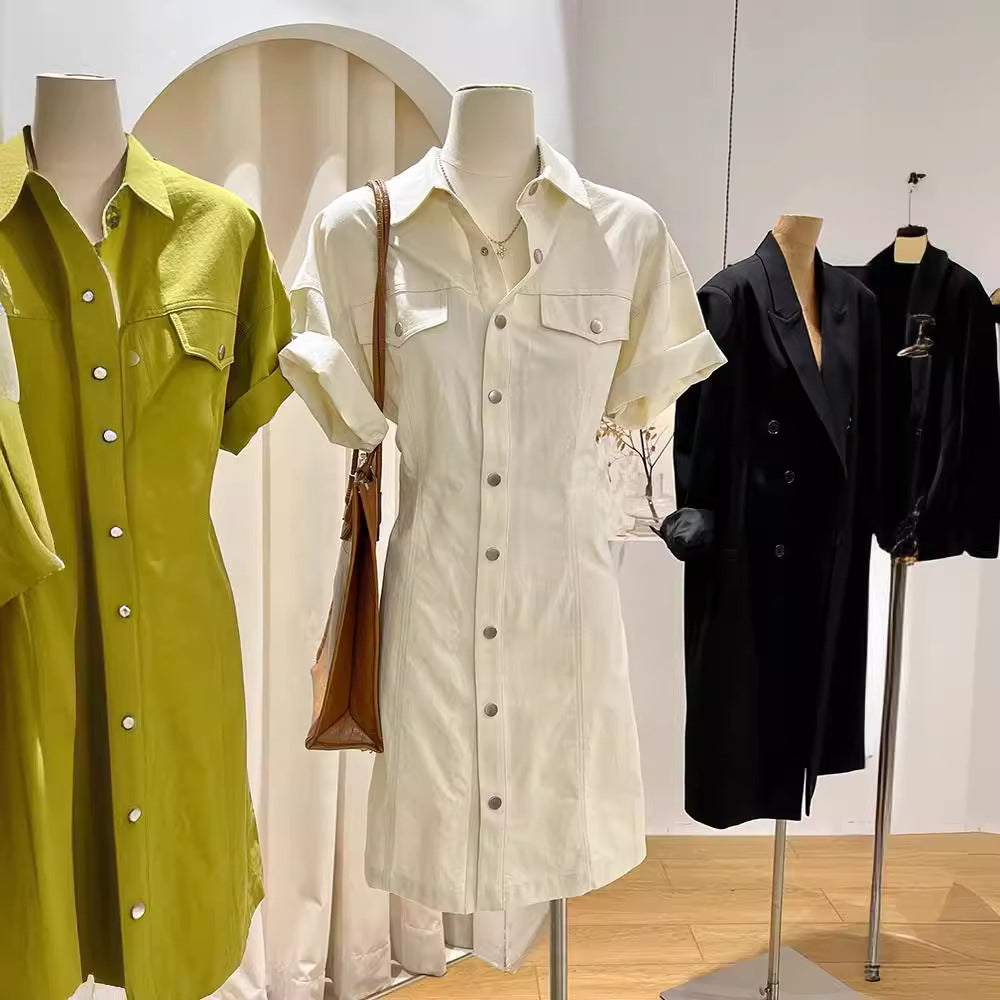 Polo-Shirtkleid mit A-Linie – Bild 4 | LuxeStyle