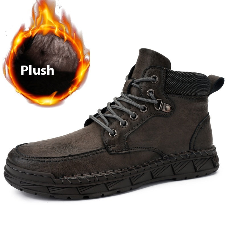 Winterstiefel mit Fleece-Einlage – Retro-Plateau – Bild 9 | LuxeStyle