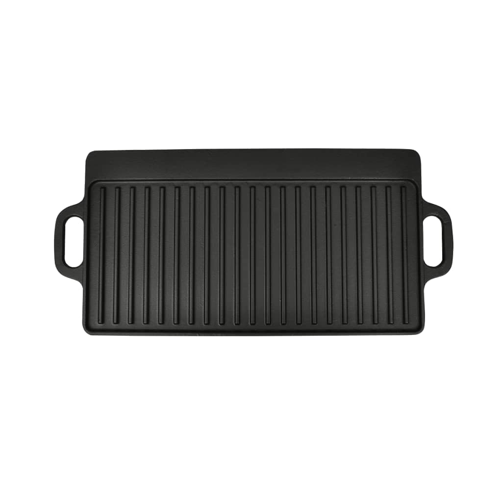 Wendbare Gusseisen Grillplatte 50x23 cm