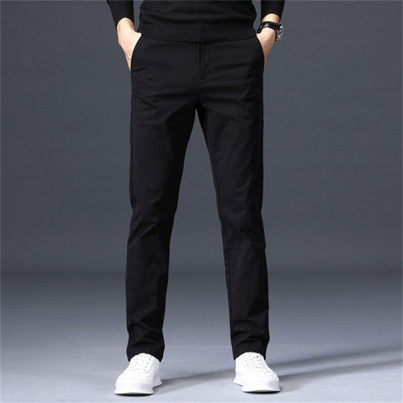 Gerade geschnittene Stretch-Freizeithose für Herren