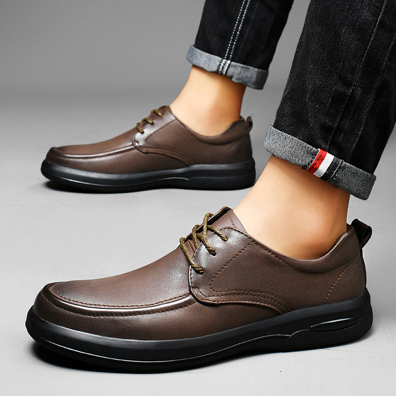 Business Casual Lederschuhe mit weicher Sohle | LuxeStyle