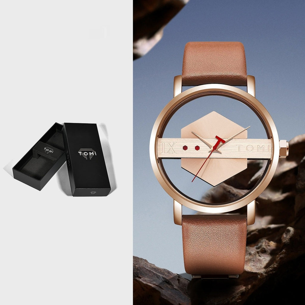 Hollowed-out Casual Chic Minimalist Unisex Watch