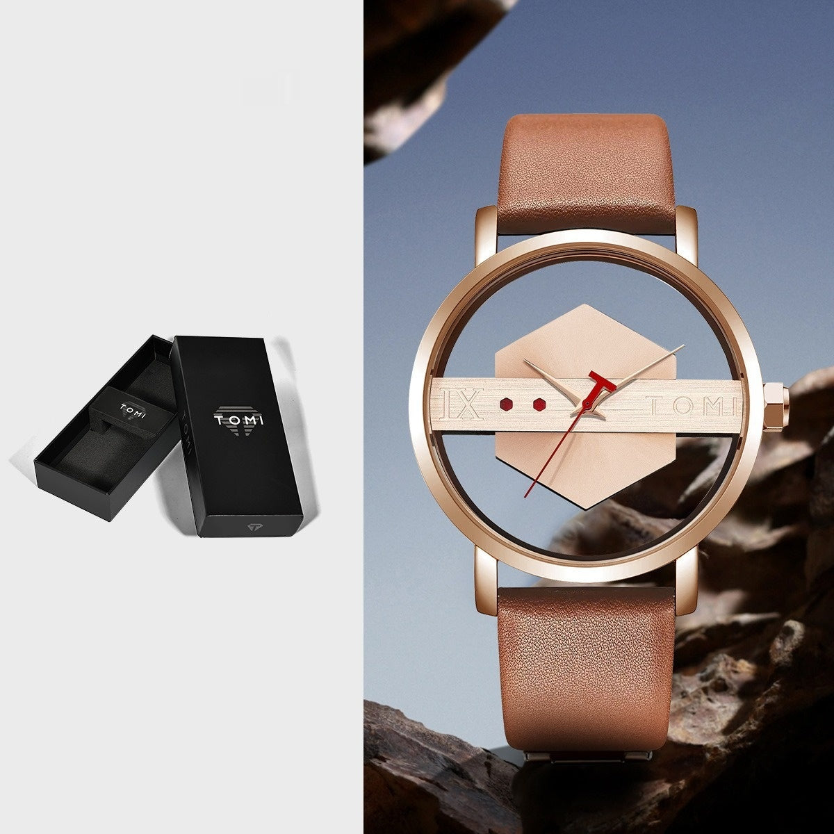 Hollowed-out Casual Chic Minimalist Unisex Watch