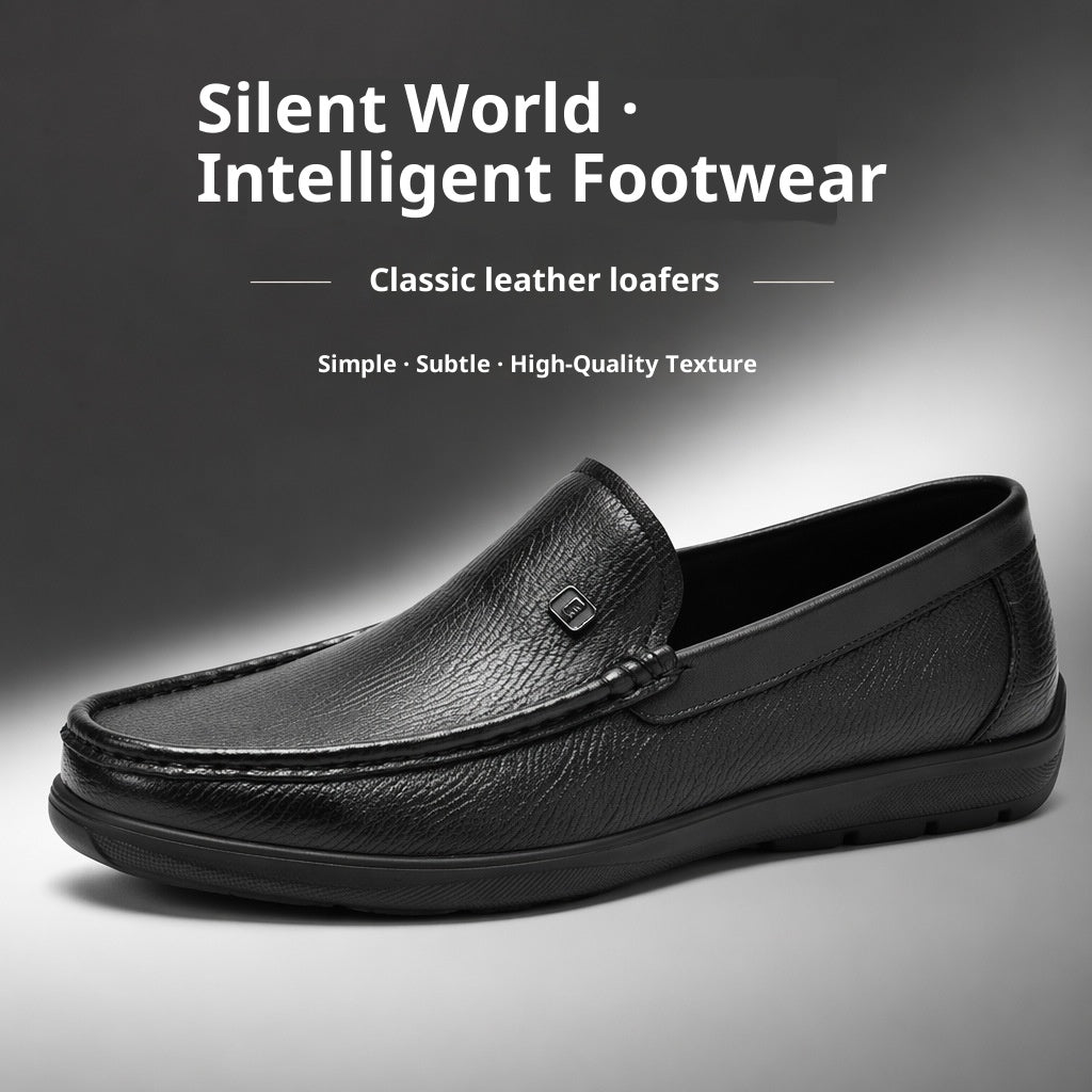 Leder-Slipper