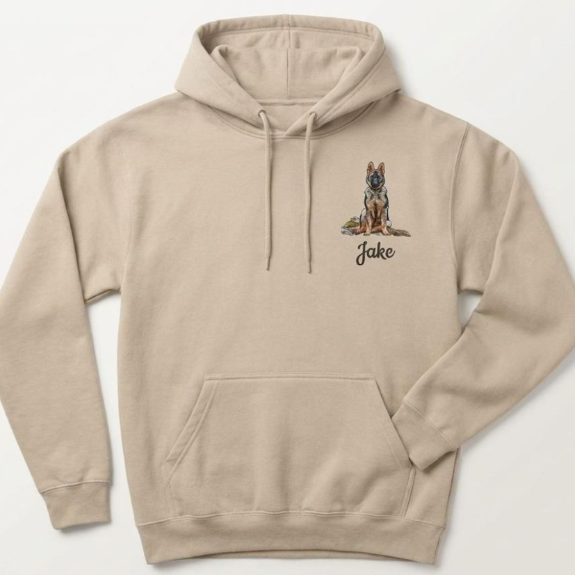 Kapuzen-Sweatshirt mit dicker Polsterung
