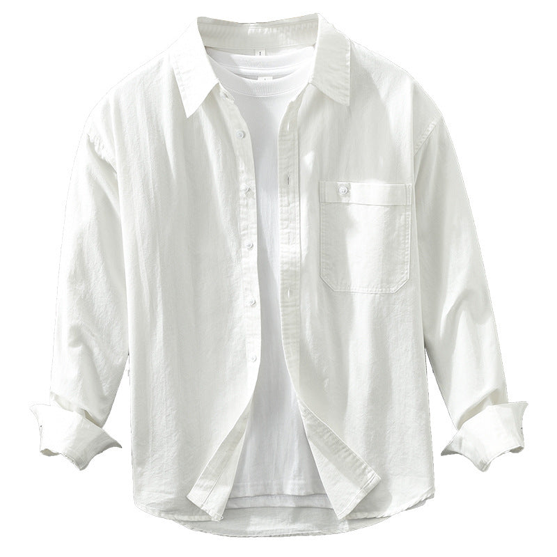 Herren-Langarmshirt im japanischen Stil – Bild 3 | LuxeStyle